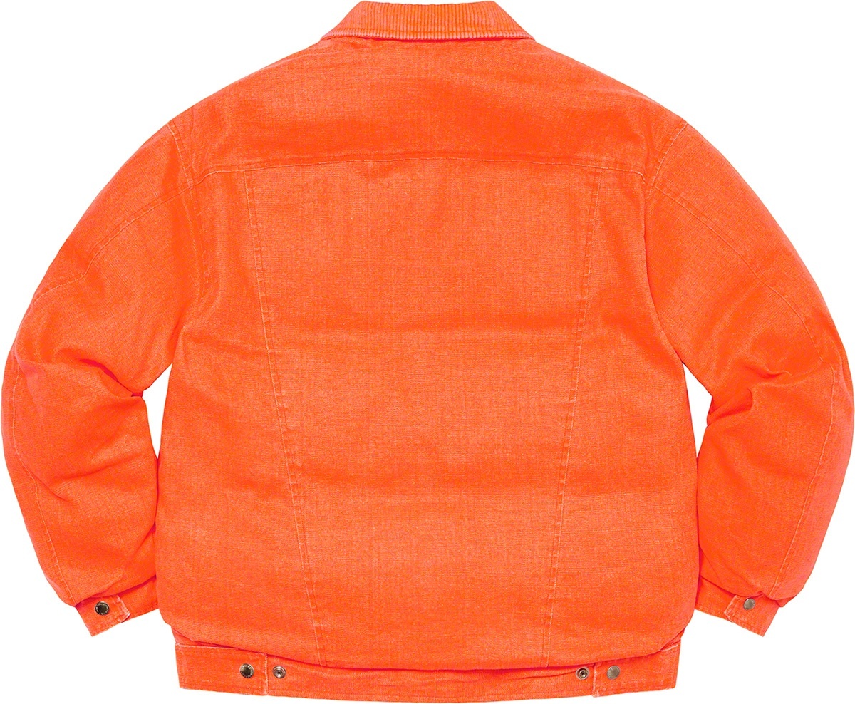 Supreme®/Schott® Canvas Down Trucker Jacket view 15